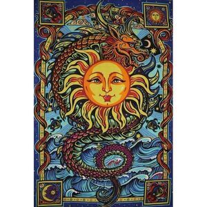 Dragon sun tapestry 60 x 90